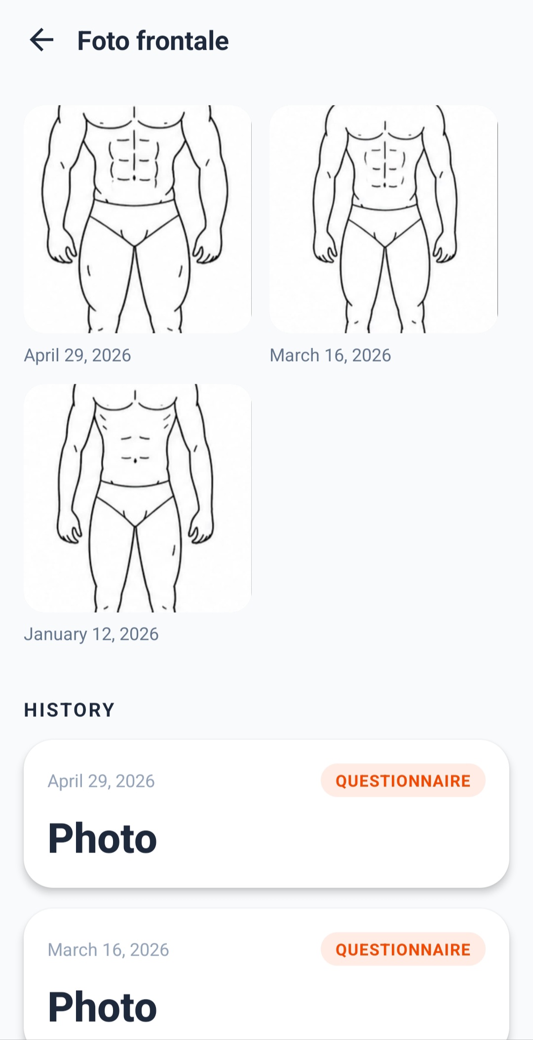 FitSuite progress details