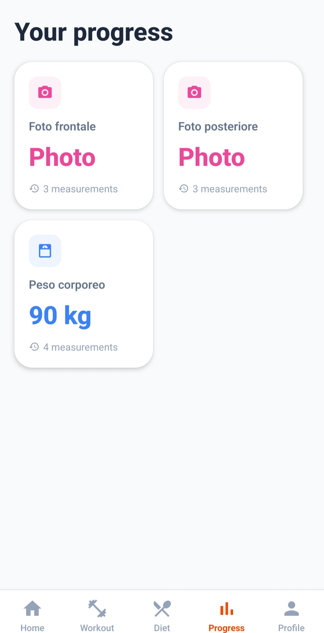FitSuite progress tracking